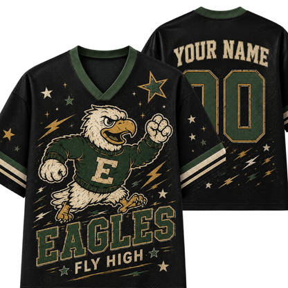Chaotic Club Retro Mascot Lightning Game Day Mesh Jersey