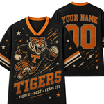 Chaotic Club Retro Mascot Lightning Game Day Mesh Jersey