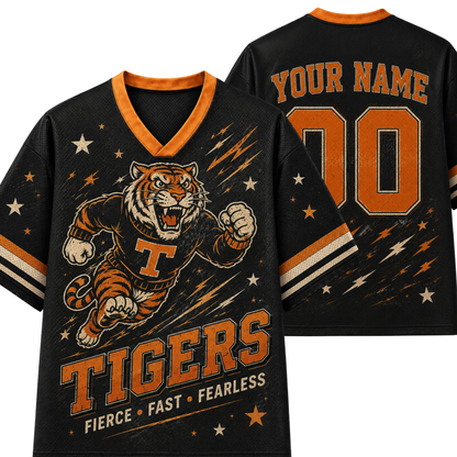 Chaotic Club Retro Mascot Lightning Game Day Mesh Jersey
