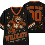 Chaotic Club Retro Mascot Lightning Game Day Mesh Jersey