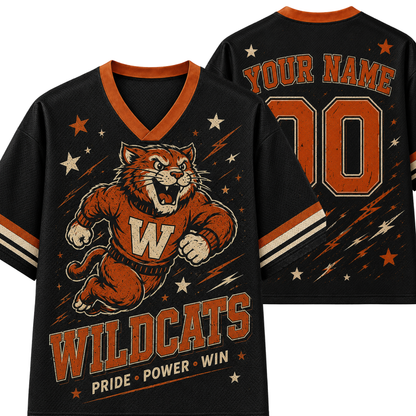 Chaotic Club Retro Mascot Lightning Game Day Mesh Jersey