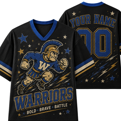 Chaotic Club Retro Mascot Lightning Game Day Mesh Jersey