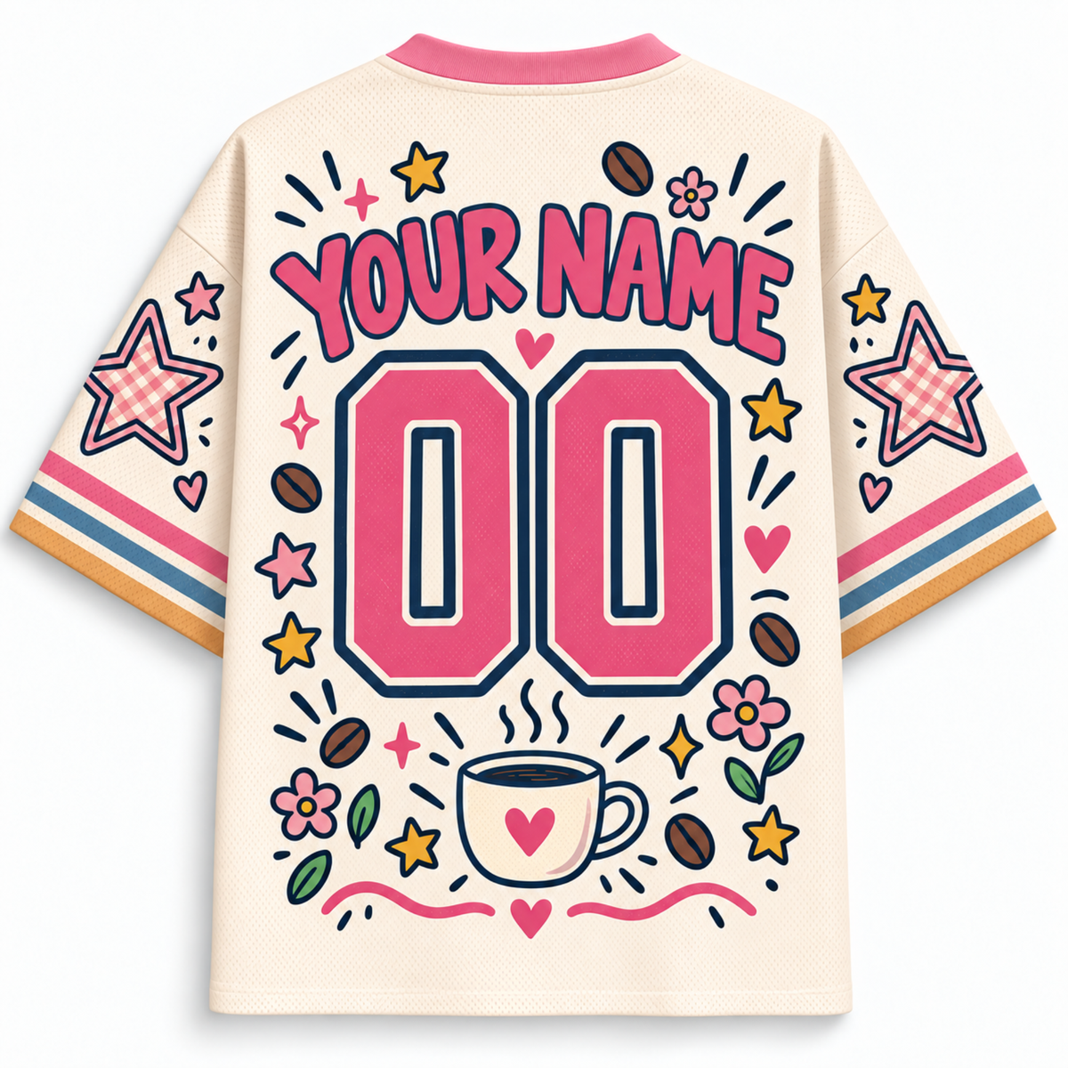 Chaotic Club Cup Of Ambition Coffee Lover Sports Mesh Jersey