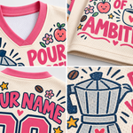 Chaotic Club Cup Of Ambition Coffee Lover Sports Mesh Jersey