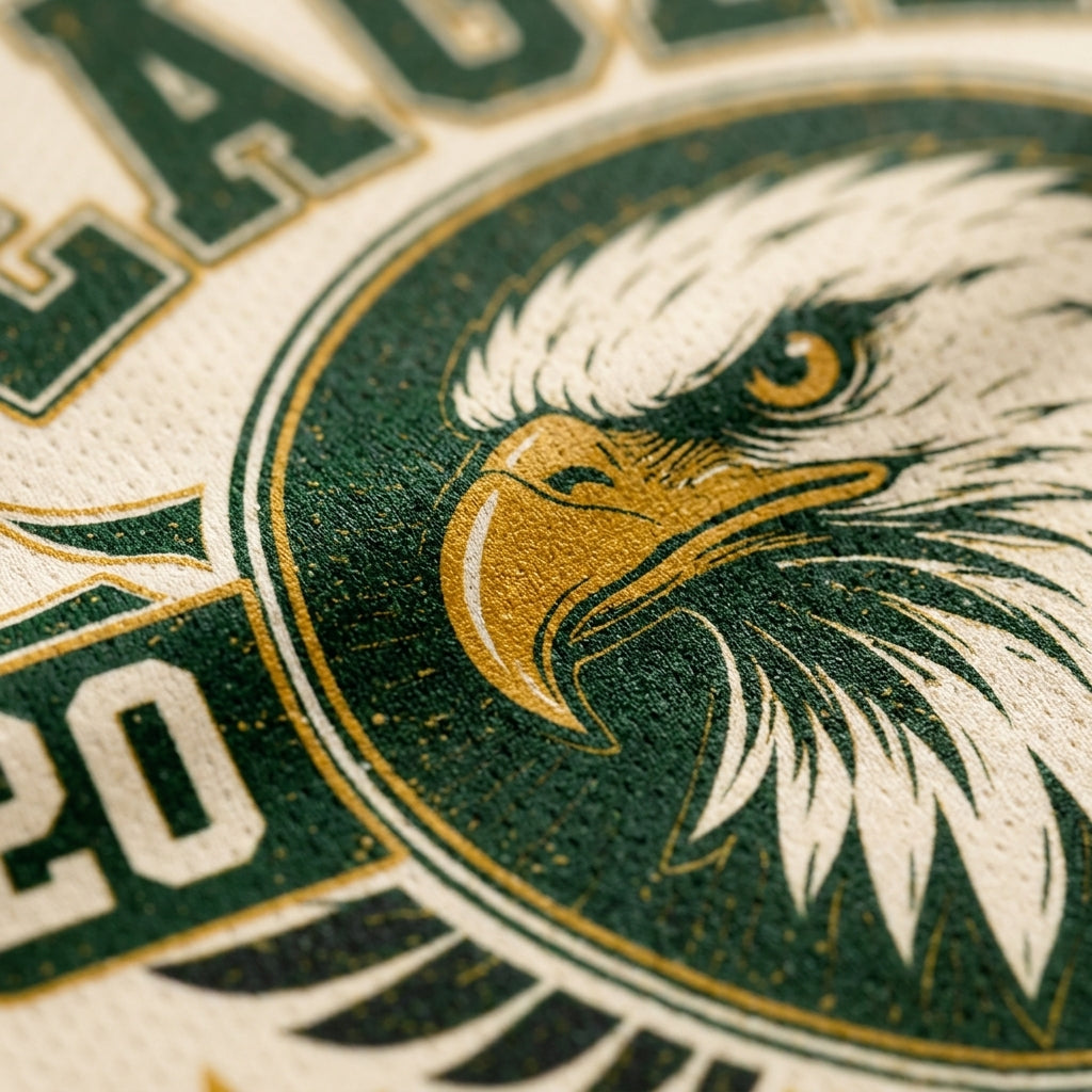 Chaotic Club Custom Vintage Emblem School Mascot Varsity Mesh Jersey