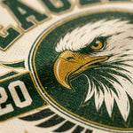 Chaotic Club Custom Vintage Emblem School Mascot Varsity Mesh Jersey