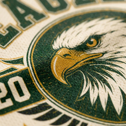 Chaotic Club Custom Vintage Emblem School Mascot Varsity Mesh Jersey