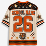Chaotic Club Custom Vintage Emblem School Mascot Varsity Mesh Jersey