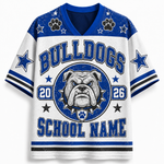 Chaotic Club Custom Vintage Emblem School Mascot Varsity Mesh Jersey
