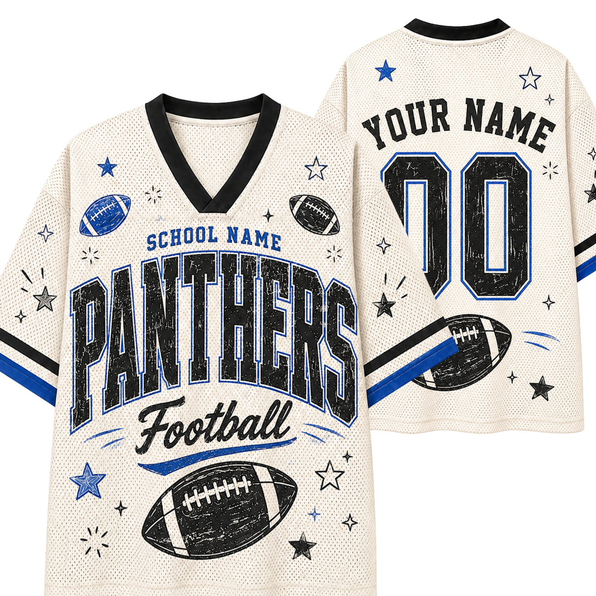 Chaotic Club Bulldogs Mascot Football Game Day Mesh Jersey