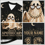 Close up view collage of ChaoticClub ghost leopard jersey highlighting the premium stitching, V-neck, and high quality back print details.