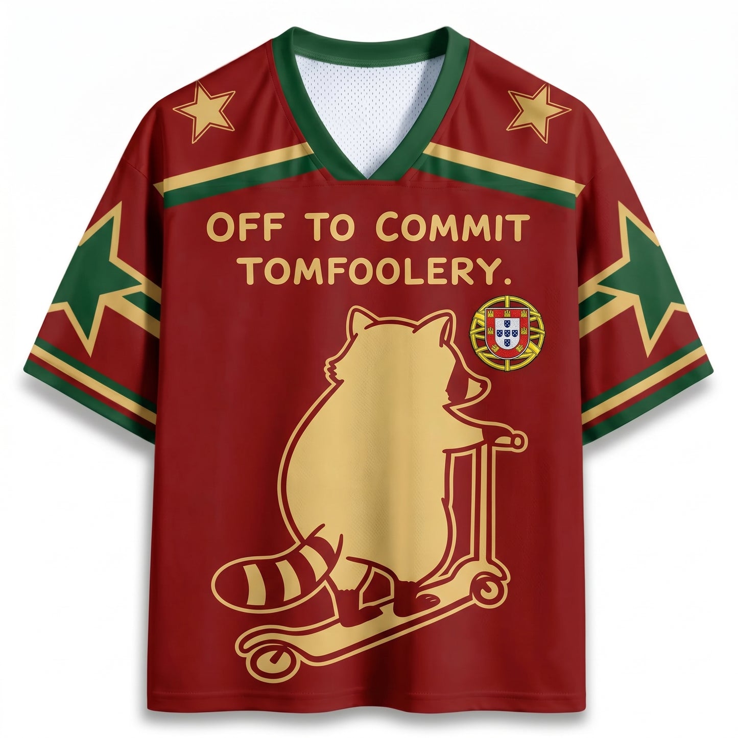 ChaoticClub Off To Commit Tomfoolery Portugal Mesh Jersey