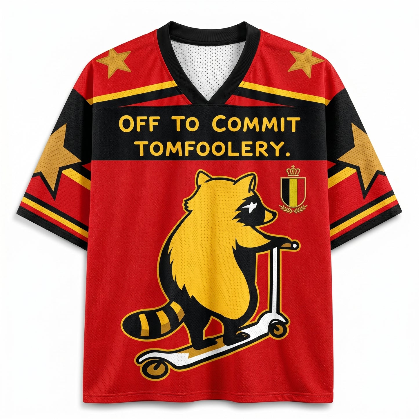 ChaoticClub Off To Commit Tomfoolery Belgium Mesh Jersey
