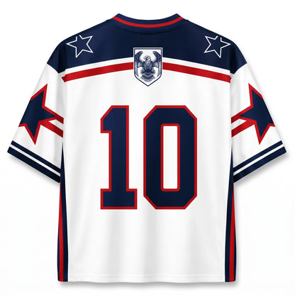 ChaoticClub Off To Commit Tomfoolery Raccoon USA Mesh Jersey