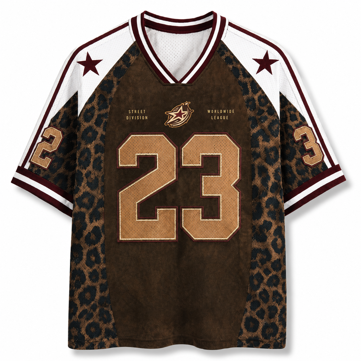 ChaoticClub Leopard Purple Personalized Mesh Jersey