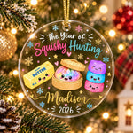 Chaotic Club Personalized The Year of Squishy Hunting Christmas Ornament