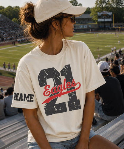 Chaotic Club Custom Number and Name Shirt Mascot  T-Shirt