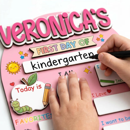 ChaoticClub First Day of School Back to School Kid Gift Personalized