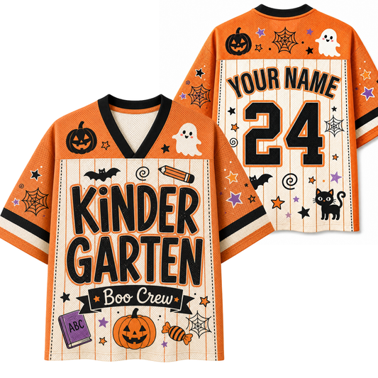 Chaotic Club Halloween Teacher School Spirit Teacher Mesh Jersey