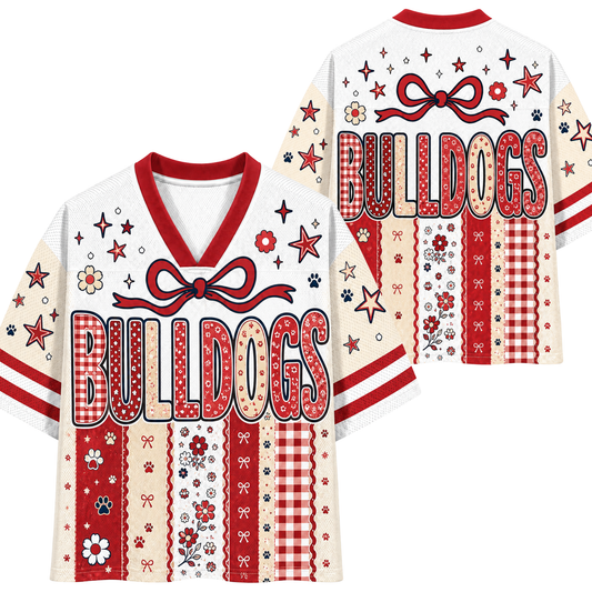Chaotic Club Retro Floral Mascot Vintage Wildflower Mesh Jersey