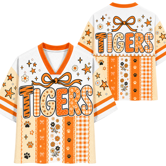 Chaotic Club Retro Floral Mascot Vintage Wildflower Mesh Jersey