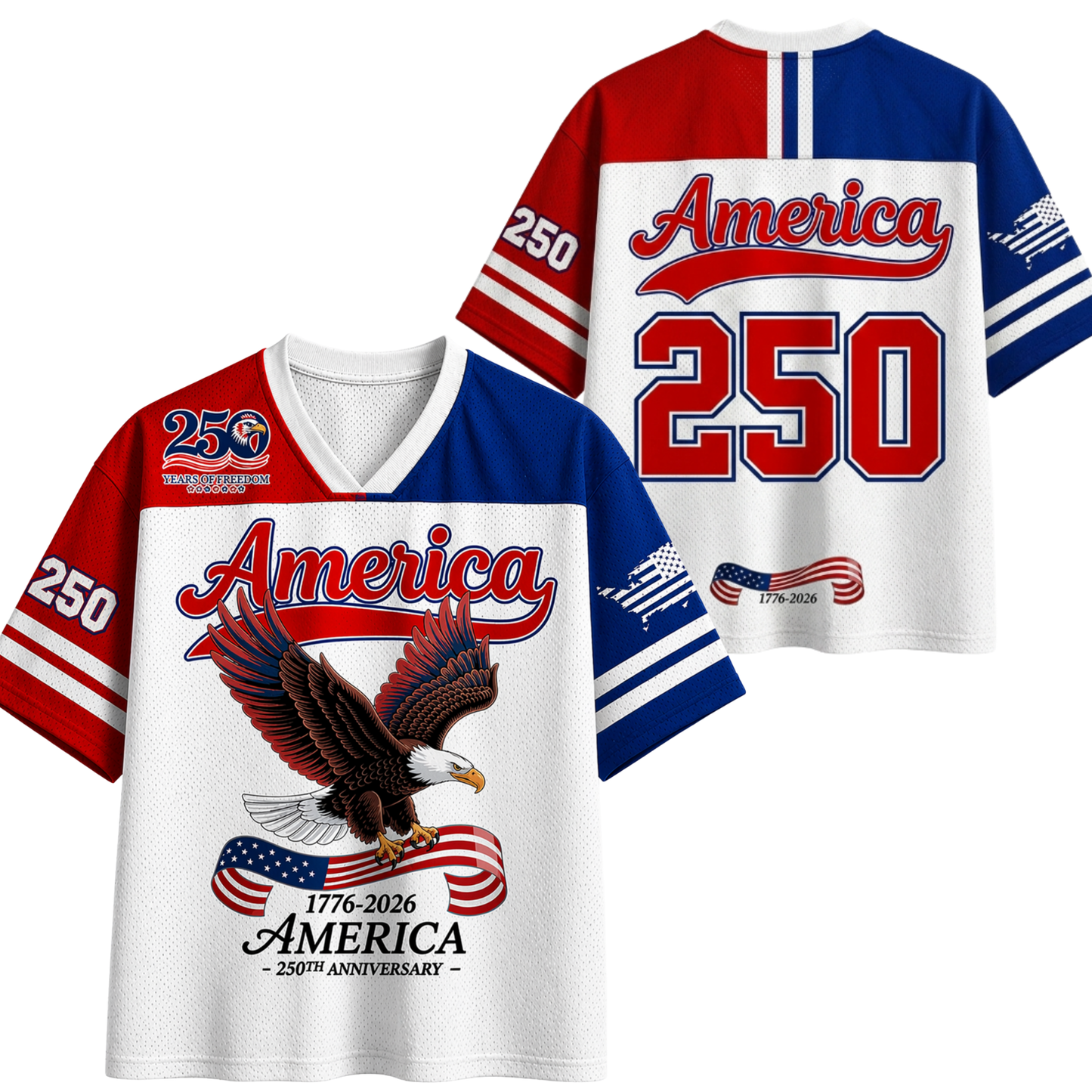 ChaoticClub USA 250th Anniversary Independence Day Mesh Jersey