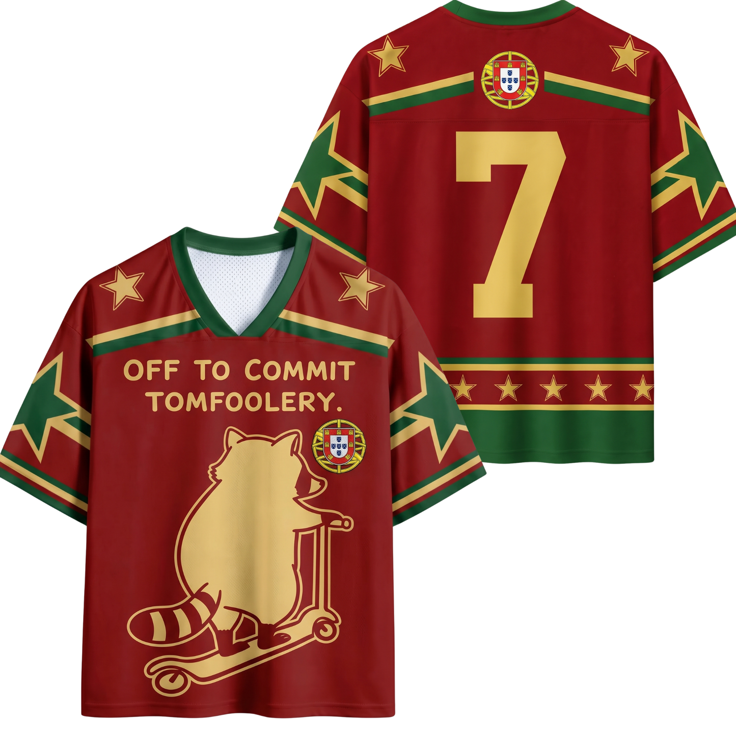 ChaoticClub Off To Commit Tomfoolery Portugal Mesh Jersey
