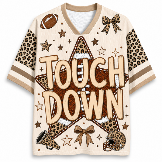 Chaotic Club Vintage Touch Down Game Day Football Jersey