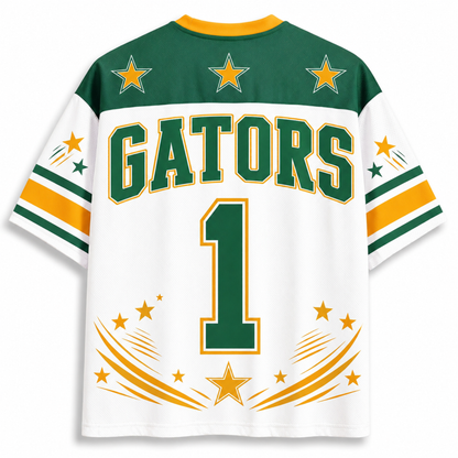 Chaotic Club Retro School Mascot School Spirit Team Mesh Jersey