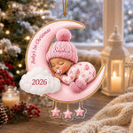 Chaotic Club Personalized Baby's First Christmas Ornament