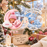 Chaotic Club Personalized Baby's First Christmas Ornament
