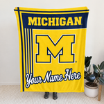 Chaotic Club Personalized College Mascot Fleece Blanket