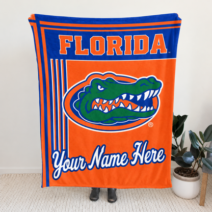 Chaotic Club Personalized College Mascot Fleece Blanket