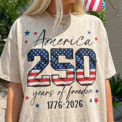 ChaoticClub 250th Anniversary USA Washed T-Shirt