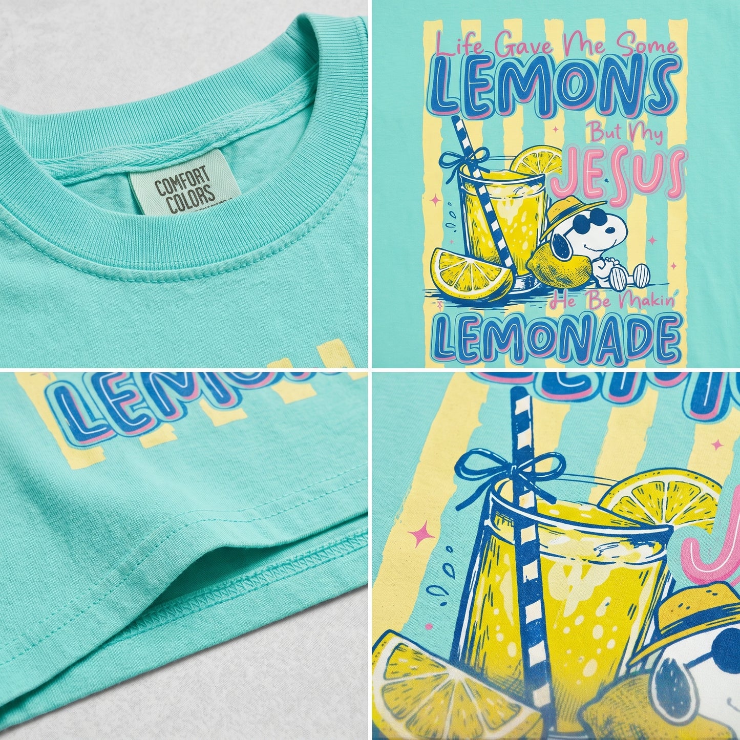 ChaoticClub Jesus Makes Lemonade Neon T-Shirt