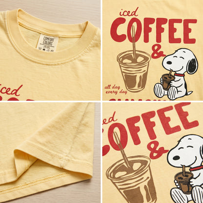 ChaoticClub Summer Coffee And Sunshine Neon T-shirt