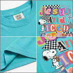 ChaoticClub Summer Jesus and Ice Coffee Neon T-shirt