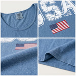 ChaoticClub Vintage USA Flag Tank Top