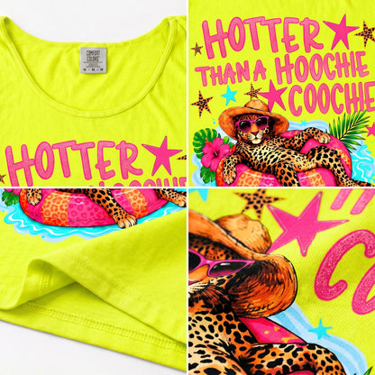 ChaoticClub Hoochie Coochie Summer Leopard Tank Top