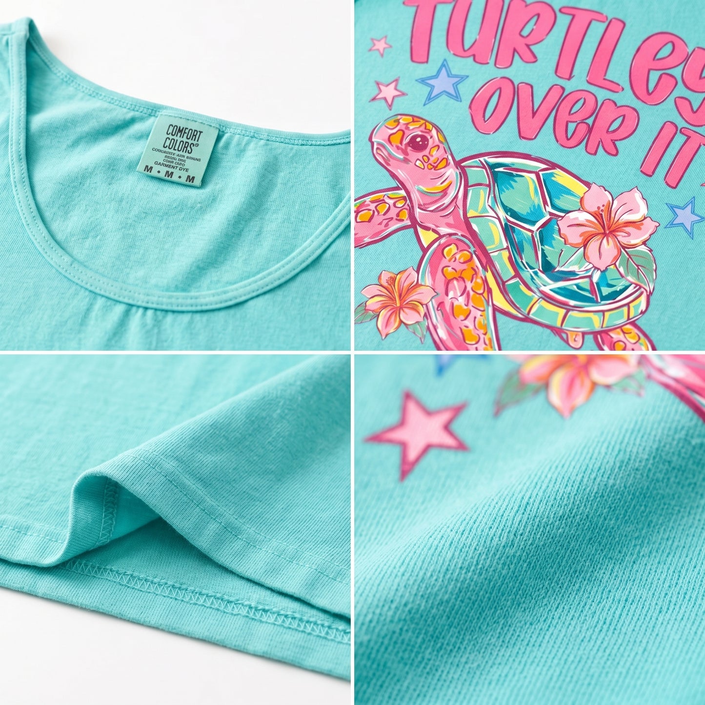 ChaoticClub Turtley Over It Summer Tank Top