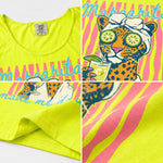 ChaoticClub Margaritas Made Me Do It Leopard Spa Summer Tank Top