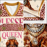 ChaoticClub  Blessed Glam Dachshund  Leopard Mesh Jersey