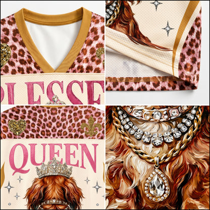 ChaoticClub  Blessed Glam Dachshund  Leopard Mesh Jersey