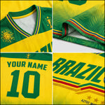ChaoticClub Brazil Soccer Personalized Mesh Jersey