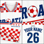 ChaoticClub Croatia Soccer Personalized Mesh Jersey