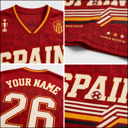 ChaoticClub Spain Soccer Personalized Mesh Jersey