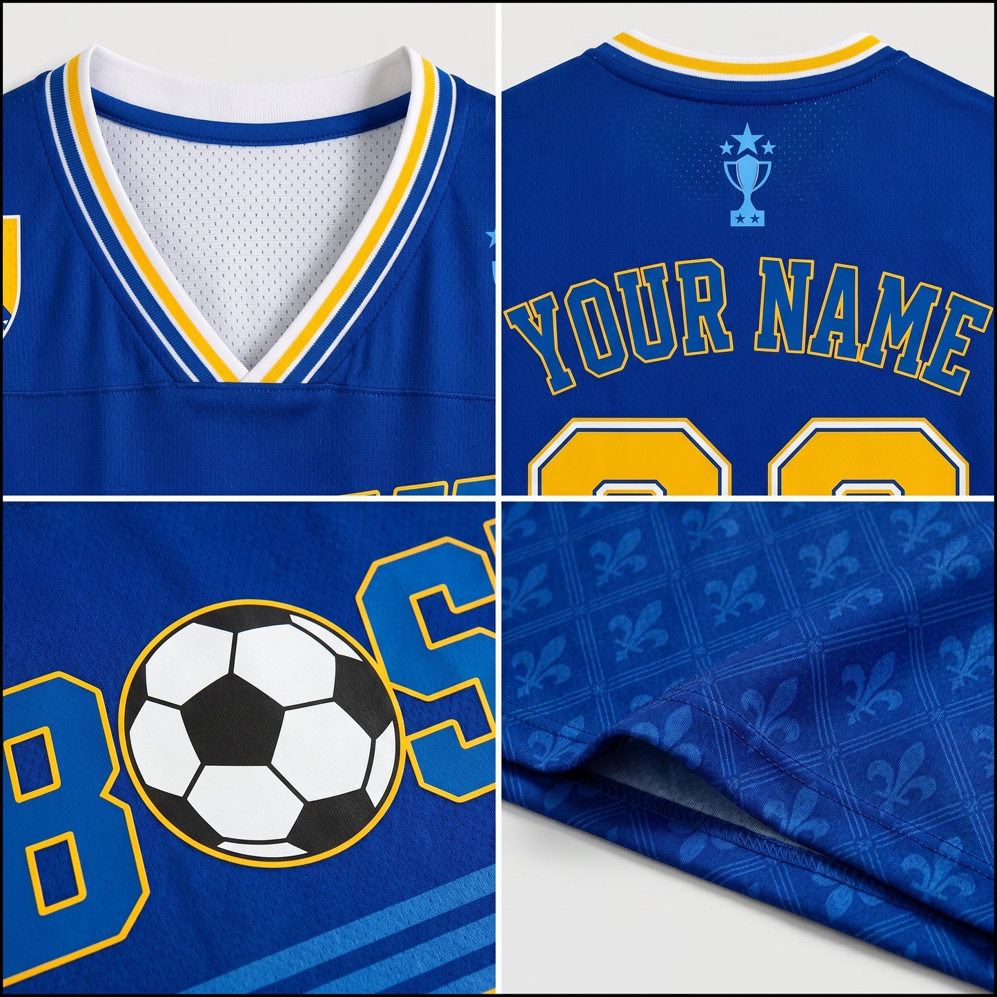 ChaoticClub Bosnia Soccer Personalized Mesh Jersey