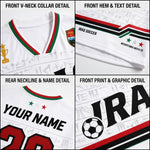 ChaoticClub Iraq Soccer Personalized Mesh Jersey