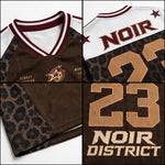 ChaoticClub Leopard Purple Personalized Mesh Jersey