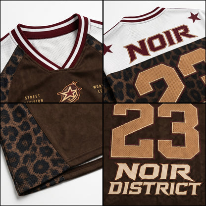 ChaoticClub Leopard Purple Personalized Mesh Jersey